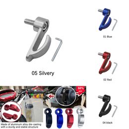 2024 Motorcycle Modification Side Shelf Hook Aluminium Alloy Hooks Bag Carry Helmet Hanging Holder Motor Electric Scooter Accessories