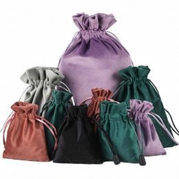 new High Quality Veet Hair Bag Drawstring Bag Gift/Perfume/Wigs/Makeup/Jewelry/Wedding/Party Favours Packaging Bags Storage bag r23B#