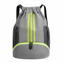 drawstring Beam Mouth Basketball Bag Simple Outdoor Sports Yoga Exercise Backpack Football Bag Student Backpack Ball String Bag 72Yb#