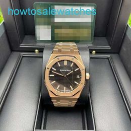 AP Leisure Wrist Watch Royal Oak Series 18K Rose Gold Automatic Mechanical Mens Watch 15500OR.OO.1220OR.01 Box Certificate