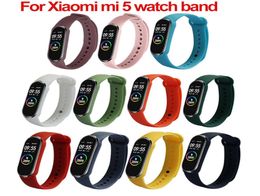 Pink Replacement Straps for Xiaomi Mi Band5Wristband Bracelet Watchband For Xiomi Miband Band Mi Band 5 Wristbands Accessories8973914