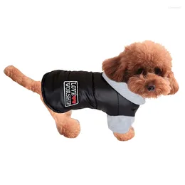 Dog Apparel Sport Design Autumn Winter Pet Clothes Eu Style Warm Cotton Coat Jackets Puppy Hooded Clothing For Small Medium Dogs