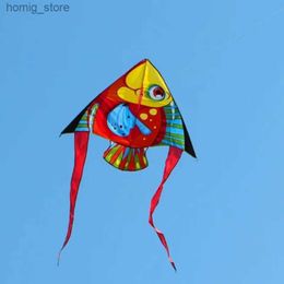 Kite Accessories free shipping new fish kites flying children kites line outdoor toys for kids kites ripstop nylon kites eagle kites factory koi Y240416