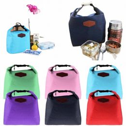 1pc Thermal Insulated Lunch Bag Portable Oxford Cloth Cooler Lunchbox Storage Bag Carry Picinic Food Tote Insulati Package L7bo#