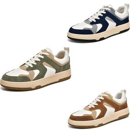 2024 casual shoes green black white brown blue mens breathable athleisure classic sneakers size 38-44 GAI