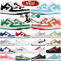 Designer Shoes For Men Women Sneakers Low Black White Sax Royal Blue Orange Red Green Pink Beige Suede Light Grey Shark Face Mens Womens Outdoor New Fashion Trainer