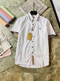 Mens Fashion Flower Tiger Print Shirts Casual Button Down Short Sleeve Hawaiian Shirt Suits Summer Beach Designer Dress Shirts A33