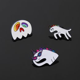 LGBT animals enamel pins Cute Anime Movies Games Hard Enamel Pins Collect Cartoon Brooch Backpack Hat Bag Collar Lapel Badges