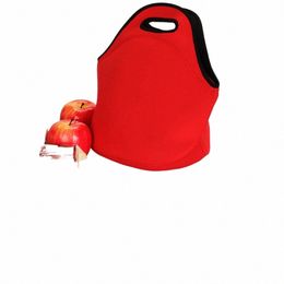 portable Neoprene Lunch Bag For Women Kids Travel Picnic Insulated Thermal Food Storage Breakfast Organizer Pouch Lunch Box Tote V87W#