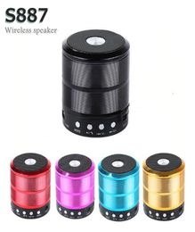 Portable Wireless Bluetooth Speakers S877 Built in Mic Support TF Card FM Hands Mini Speaker with Retail Box2581762