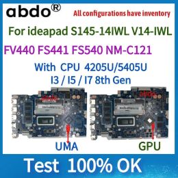Motherboard For Lenovo Ideapad S14514IWL V14IWL laptop motherboard FV440 FS441 FS540 NMC121 with 4205U / 5405U/I3/I5/I7 CPU