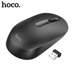 Combos Hoco Portable Wireless Mouse 1200 DPI Silent Mouse For PC Computer/Laptop 2.4GHz Noiseless USB Wireless ABS Mice For Home Office