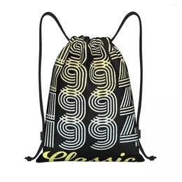 Shopping Bags 1994 Vintage Drawstring Sports Backpack Gym Sackpack String For Hiking