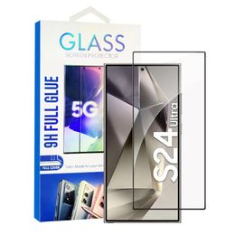 Screen Protector for Samsung S24 Ultra 0.18mm Fingerprint Unlock Protector Film Tempered Glass for S24 S23 PLUS S22 Ultra