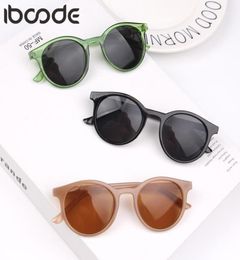 iboode Fashion Round Kids Sunglasses Girls Children Goggle Baby Boys AntiUV Sun Glasses Shades Colourful UV400 Travel Eyewear16084099