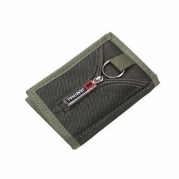 nyl Trifold Casual Wallet for Male Men Women Young Novelty Mey Bag Purse Zipped Coin ID Card Holder Pocket Kids 44Xa#