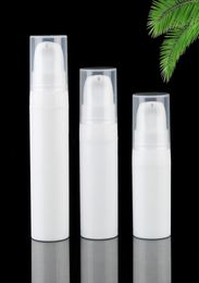 White Airless Bottle Lotion Pump Mini Sample and Test Bottles Vacuum Container Cosmetic Packaging 515ml8183153