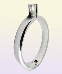 Single Stainless Steel Cock Rings 4 Size Choose Can Fit For Men Device Belt Adult Sex BDSM Toy Metal Fetish Cock6296171