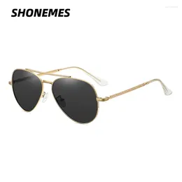 Sunglasses SHONEMES Polarised Metal Frame Aviation Shades Outdoor UV400 Driving For Men