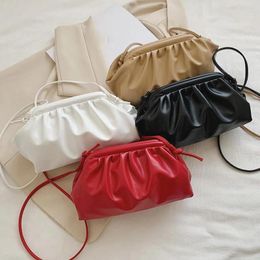 Bag Soft PU Leather Women Small Shoulder Messenger Bags Fashion Design Ladies Folded Crossbody Female Clutch Purse Handbag