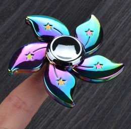 New Arrivals Rainbow Hand Spinner Toy Focus Anxiety Relief Toy Fidget Toy Bauhinia6643079