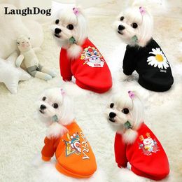 Dog Apparel Ethnic Clothes Cute Print Sweater Clothing For Small Cats Dogs Winter Warm Ropa Perro Yorkie Chihuahua Sweatshirt