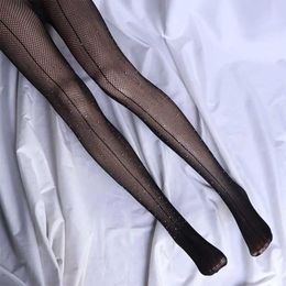 Sexy Socks Fashion Classic Autumn Winter Hollow Out Gift For Women Mesh Tights Shiny Crystal Tights Girls Pantyhose Female Sexy Tights 240416