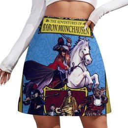 Skirts The Adventures Of Baron Munchausen Mini Skirt Summer Dresses For Women 2024 Fashion Korean Clothing Kpop