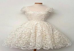 Luxury ALine Lace Wedding Dresses Formal Square Off Shoulder Ruched Applique Custom Made Beach Vintage Events Women Bridal Gowns5730581