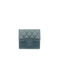 card holder Largecapacity CF small fragrance business leather caviar diamond pattern C home coin purse5081399