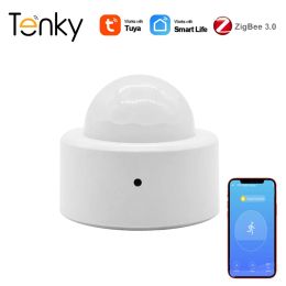 System Tuya Zigbee 3.0 Human Body Sensor Pir Motion Detector Wireless Smart Life Control Home Security Alram Work with Zigbee Gateway