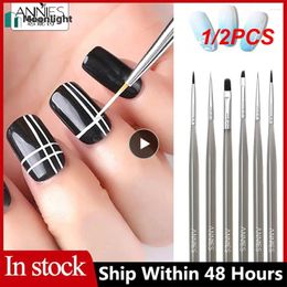 Table Lamps Line Stripes Drawing Pen Nail Design Painting Art Brushes Liner Brush Uv Gel