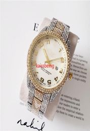 138 High Quality Mens Women Watch Full Diamond Iced Out Strap Designer Watches Quartz Movement Couple Lovers Clock Wristwatches9154660