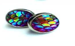 New 8mm 12mm Women Stainless Steel Earring Simple faux druzy round shape Stud Earrings Jewelry8013285