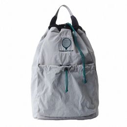 2023 New Crossbody Drawstring Bag Sports Casual Tennis Backpack Nyl Waterproof Material Bookbags g2Ko#