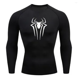 Men's T Shirts UPF 50 Long Sleeve Compression Printed Water Sports Rash Guard Quick Dry Base Layer Athletic Workout Shirt