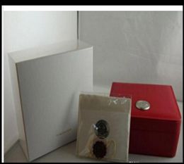 factory supplier luxury watch boxes square red box for watches booklet card and papers in english2206341