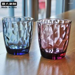 Wine Glasses Ins Nordic Glass Cup Crystal Diamond Tea Home Colour Drinking El Mouthwash High-end Tooth