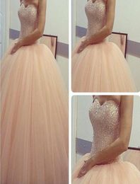 Real Image Ball Gown Quinceanera Dresses 2015 Coral Tulle Vestidos De 15 Anos Sweet 16 Party Prom Dresses For 15 Years Custom Made5674922