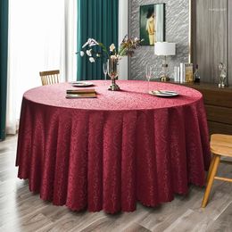 Table Cloth 2024 Round Tablecloth Red Anti-scalding Disposable_Kng567
