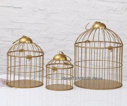 Bird Cages European retro iron bird cage flower stand balcony outdoor decoration pet supplies decorative 2211056868841