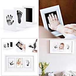 Safe Nontoxic Baby Footprints Handprint Craft Tools No Touch Skin Inkless Ink Pads Kits for 06 months Newborn Pet Dog Paw Prints2627071