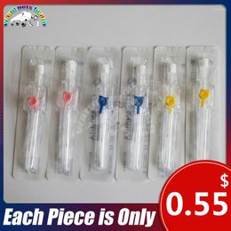 Dog Apparel Vet IV Cannula With Injection Port & Wings Sterile I V Catheters 20G 22G 24G Veterinary Equipment