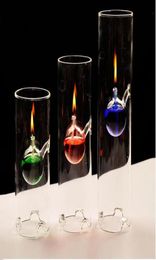 Fashion super beautycreative transparent glass cylinder oil lamp Bottles flower holder characteristics wedding Decorative candlest2228290