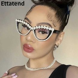 Occhiali da sole 2022 occhiali da sole vintage gatto donna retrò designer di marchi di lusso occhiali da sole diamanti occhiali per occhiali per occhiali oculos y240416