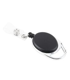 Fashion Retractable Pull Key Ring Chain Reel ID Lanyard Name Card Badge Holder Reel Recoil Belt Key Clip Classic Keychain5200529