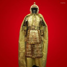 Ethnic Clothing China TV Movie Drama Battle Mediaeval Fields Emperor Fighting Outfit Ancient Chinese Generals Armour Costume Uniform
