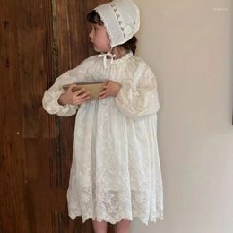 Girl Dresses Born Baby Girls Forest Lace Dress For Kids Crochet Causal Loose Casual Cotton Wear Children Clothing Lovely