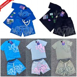 Designer Mens Tshirts Set Tee Printed t Shirt Short Y2k Synaworld Tees Syna World Track Suit Graphic Tshirt and Shorts r 6K8L