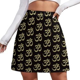 Skirts Aum Om The Ultimate Reality Mini Skirt Clothes Elegant Dresses For Women Novelty In